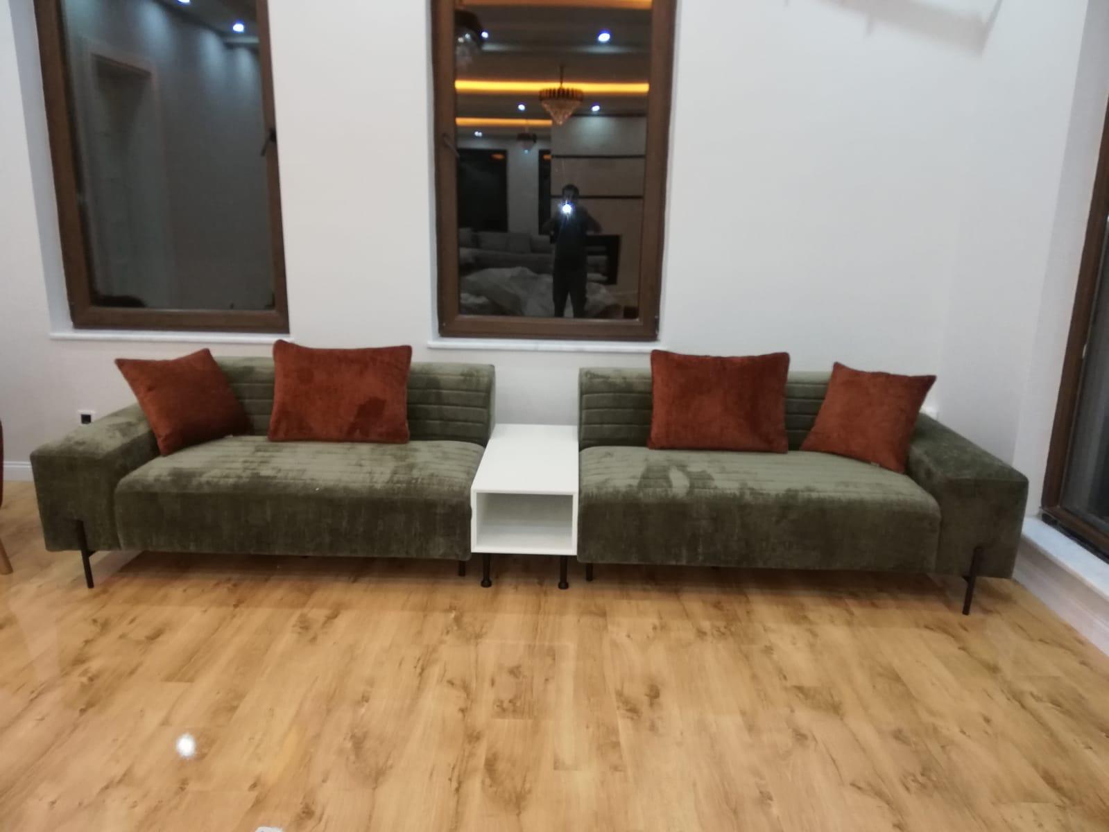 Livorno Yeşil Kırlentli Modüler Salon Takımı - Ürün Görseli 2