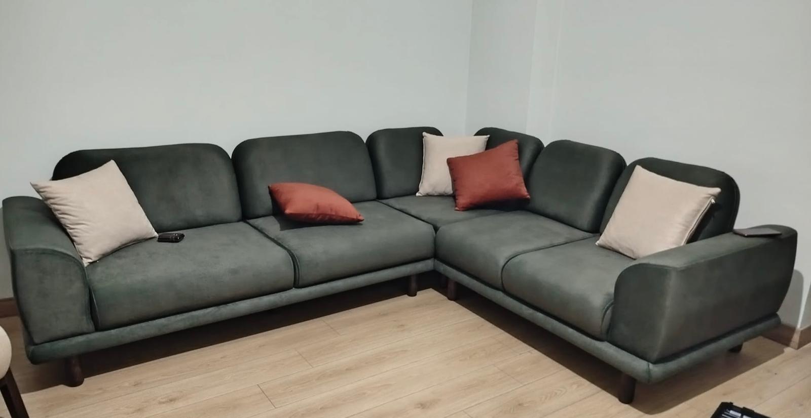 Salerno Antrasit Modern Köşe Koltuk