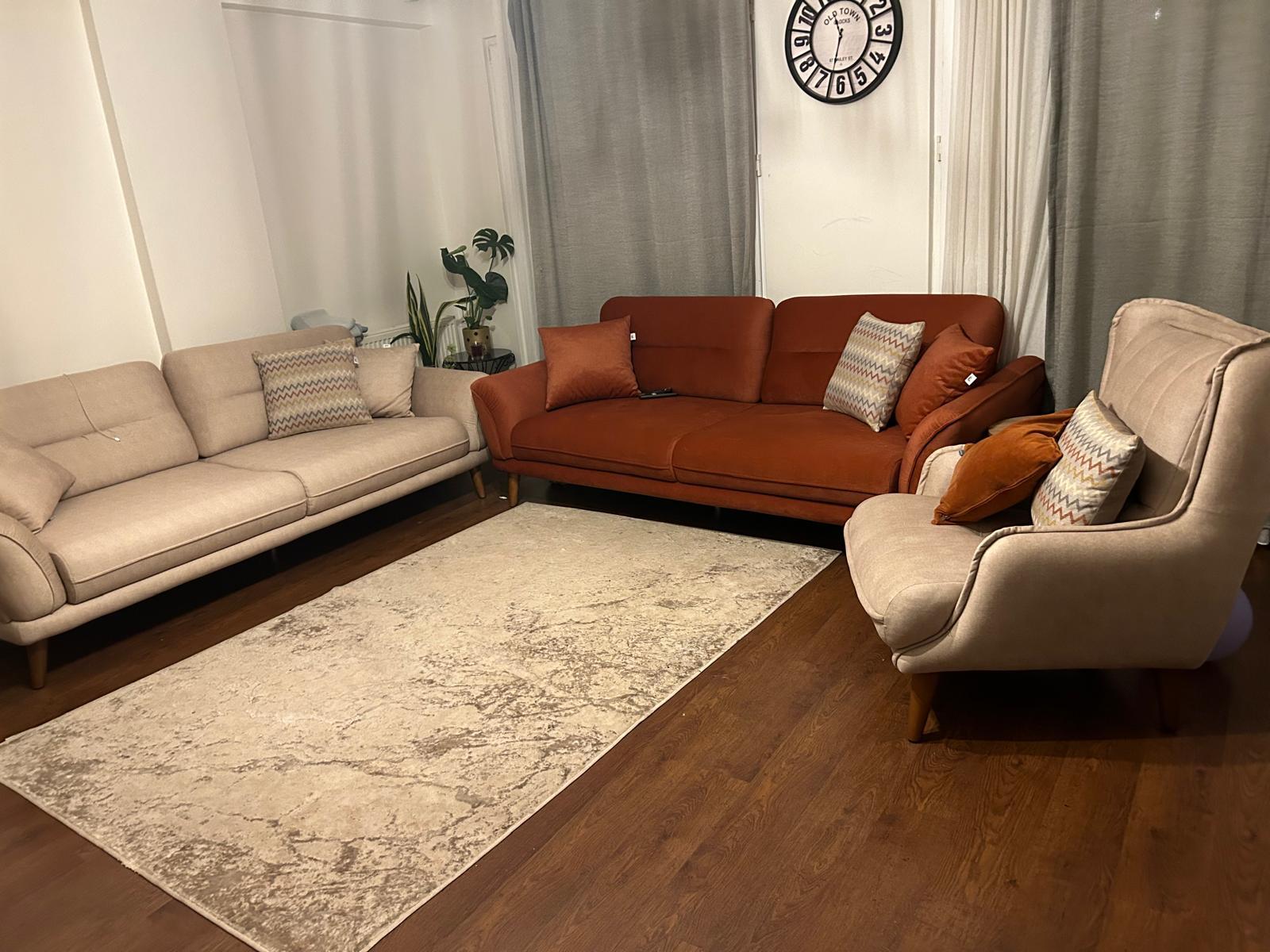 Treviso Deri & Nubuk Kombin Koltuk Takımı