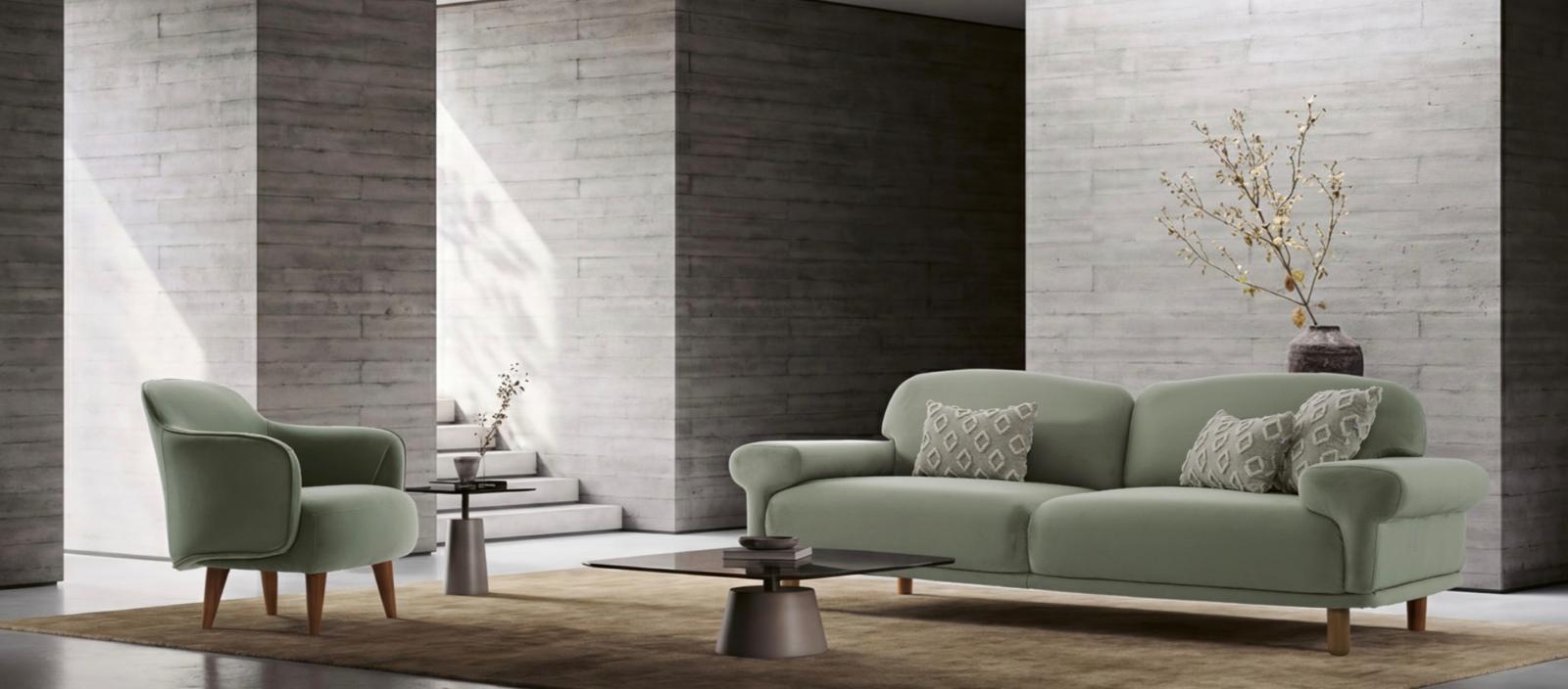 Venedik Zümrüt Yeşili Modern Koltuk